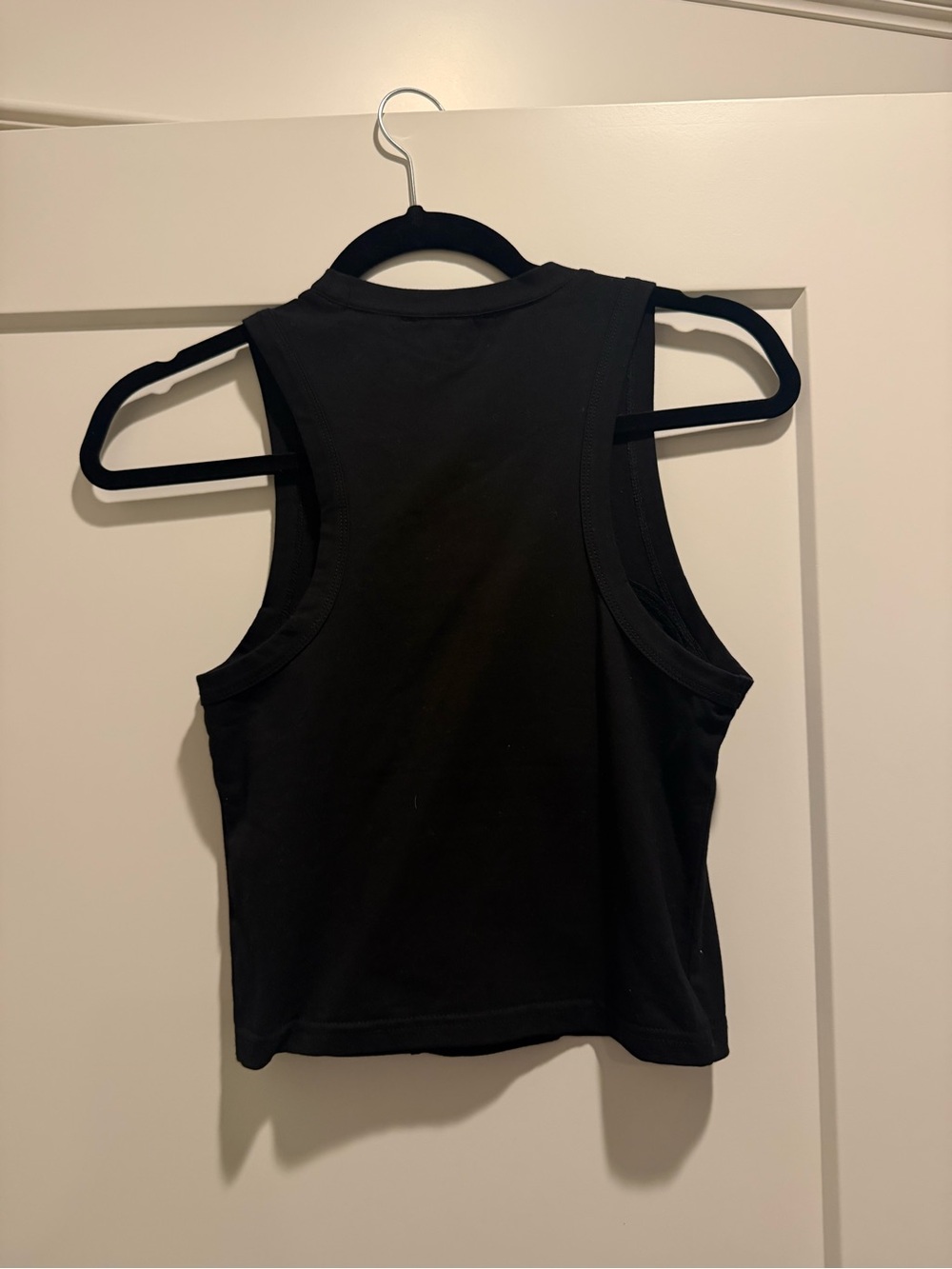 Forever 21 Black Rhinestone-Trim Cropped Tank - Picture 3 of 3